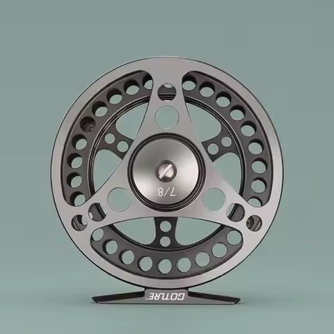 Goture 3/4 5/6 7/8 9/10 WT Fly Fishing Reels CNC-machined Large Arbor Fly Reel 2+1BB 1:1 For Trout P