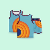 Customizable Space Jam 2 Basketball Jerseys For Kids Full Sublimation Cartoon Tune Squad Printed Spo