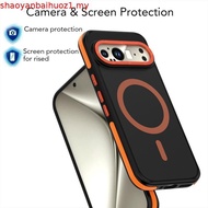 Deluxe High Transparent Case for Google Pixel 9 Pro XL 5G Magnetic for Google Pixel 9 Shockproof Bac
