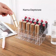 ACC Multifunctional acrylic nail polish lipstick rack 24 slots cosmetic rack nail polish holder lips