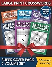 Large print Crosswords Puzzle book for adult: A Challenging Yet Relaxing Collection of Large Print C