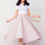 Cambly Midi Skirt - Women's Umbrella Skirt - Korean Style Skirt Kembang Midi Skirt