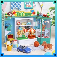 Toy Store Architectural Paper Model