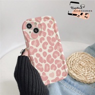 CC137 Case Casing hp Pink leopard print For Itel A04 A05S A50 A50C A60 A70 Itel P55 P55+ P65 Itel S2