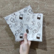 Wax Paper Laminated Patterned Baking Paper/s Size 15 X 15 And 18 X 18 Cm ~ Food Grade [50 Pcs] ||