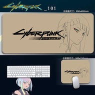 Cyberpunk 2077 Small Size Esports Mousepad Large Computer Keyboard Pad Gaming Desk Mat Thickened Rub