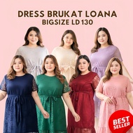 DRESS USED JUMBO BIGSIZE LOANA PLUS SIZE DRESS DINNER DRESS