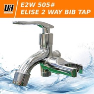 ELISE E2W 505 2 WAY WALL BIB TAP/E2W 306SS 2 WAY WALL BIB TAP