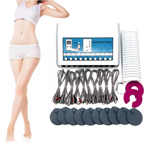 New Russian S871 Waves Microcurrent EMS Electric Muscle Stimulator Body Massager Weight Loss Electro