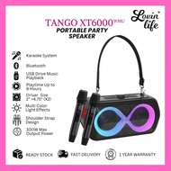 Vinnfier VF Tango XT6000 Portable Bluetoorh Karaoke Speaker 300W Party Light Effects 2 UHF Wireless 