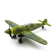 เครื่องบินรบ BF-109สงครามโลกครั้งที่สอง4D หุ่นประกอบ4D เครื่องบินรบสเตอริโอหุ่นประกอบจำลองของขวัญของเล่นแบบจำลองโมเดลเครื่องบินพลาสติกจำลอง