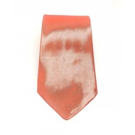 Houseofcuff Tie Neck Tie Slim Plain Wedding Best Man Terracotta Satin Neck Tie