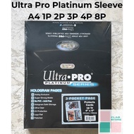 1 pc Ultra Pro Platinum Page Sleeve A4 1P 2P 3P 4P 8P 9P 16P KPOP MTG TCG Sports Collection