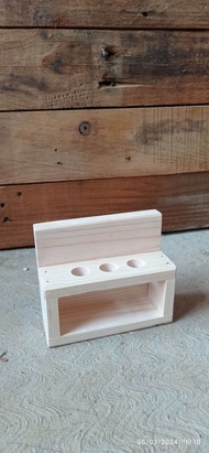 Rak Kayu Tempat Parfum Tempel Dinding diameter 20mm