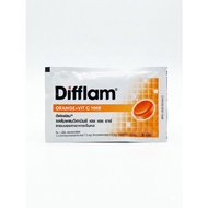 Difflam Orange Flavor Mixed With Vitamin C H R (1 Pack 8 Tablets)
