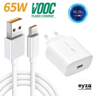 Charger OPPO 65W SUPERVOOC REN0 5-6-7-8 A set Of Adapters plus type-C data Cable