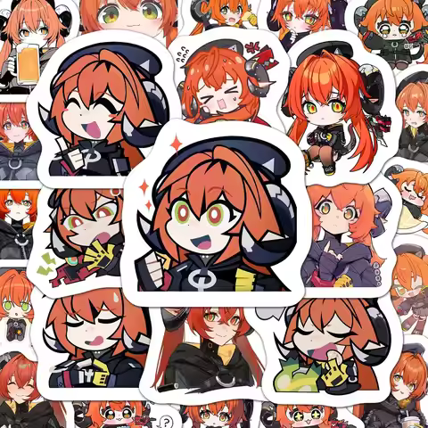 NEW Zenless Zone Zero Orphie Magnusson Anime Student Stickers Decoration Laptop Phone Suitcase Noteb