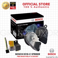 Bosch Ec12-C Strider 12V Fanfare Horn Set With Bosch Relay and Socket