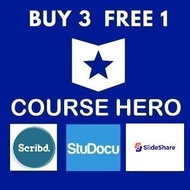 [Quick] Course Hero Unlock/Account (Buy 3, Get 1 Free)  [Scribd/Studocu/Slideshare/Course Sidekick/C