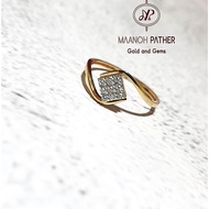 0.13CT LADIES DIAMOND RING-18K GOLD DIAMOND RING-18K GOLD FANCY DIAMOND RING-18K GOLD FANCY LADIES D