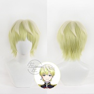 Izumo Tenka Cosplay Wig Anime Mato Seihei No Slave Short Green Heat Resistant Synthetic Hair
