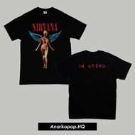 NIRVANA BAND T-SHIRT MUSIC TSHIRT/ GRUNGE T-SHIRT/