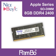 Rambo - Apple 電腦記憶體 Macbook/iMac 8GB SO DIMM 短條 PC4-19200 DDR4-2400 SDRAM Memory 蘋果機內存條