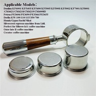 51mm Three Ear Bottomless Portafilter For Donlim/Petrus/Homix/Hibrew h11/Oster/Barsetto mini Naked C