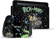 Head Case Designs Officially Licensed Rick and Morty The Space Cruiser Graphics Vinyl Sticker Gaming Skin Decal Cover Compatible with Nintendo Switch Console &amp; Dock &amp; Joy-Con Controller Bundle