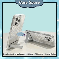 Realme 5 5i 5s 6i C3 C12 C15 C35 C55 C63 C65 C67 wind laser feather stand hard case casing cover hou