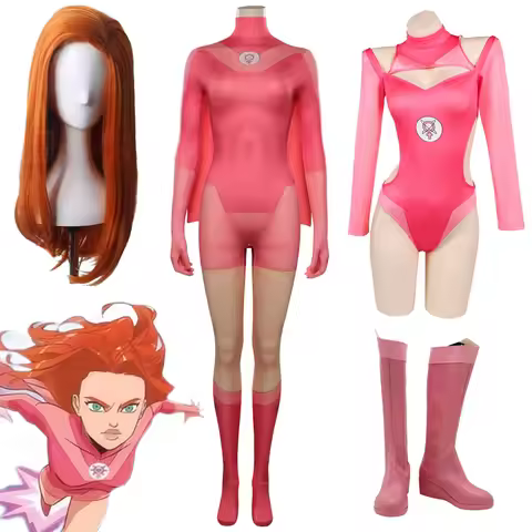 Anime Invincible Atom Eve Cosplay Wigs Women Costume Roleplay Fantasia Woman Halloween Carnival Clot