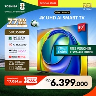 [4K] Toshiba TV 50" 4K UHD Smart TV - Regza ZR Gen3 Dolby Vision Atmos HDR10+ MEMC VRR ALLM AI Sound