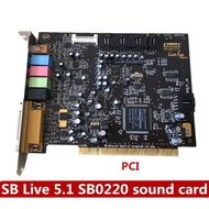 ☃Original Creative SB Live5.1 sound card SB0220 sound card support KX drive, K song debugging fo ✍☢