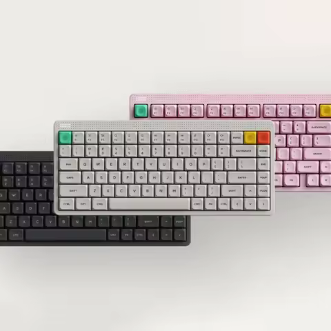 Original NuPhy Node75 Bluetooth Wireless Mechanical Keyboard with PBT Keycaps 3000mAh Battery RGB Er