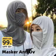 Anti Uv Buff Mask Uv Protection Mask Women's Motorcycle Mask Earloop Mask Ear Hole Bandana