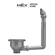 MEX รุ่น B229 สะดืออ่างล้างจานพร้อมท่อน้ำล้น ขนาด 4.5 นิ้ว