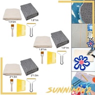 [Sunnimix2] 5 Pieces Cloth Final Backing Cloth Scraper Brush Cloth for Fabric Thick Backing Fabric