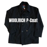 【WOOLRICH】雙排扣 羊毛保暖大衣 厚外套 海軍風 古著 經典戶外老牌