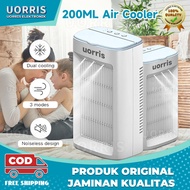 KIPAS ANGIN PORTABLE DINGIN Air Cooler Mini Pendingin Portable USB Praktis Hemat Energi Mudah dibawa