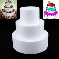NORMAN Cake Dummy Modelling Kitchen 4/6/8 Inch Round Decor Flower Mould Styrofoam
