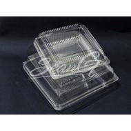 [Ready Stock] (10pcs) OP-L321/OP-L200 Disposable Clear Plastic Square Cake Box Bekas Kek 蛋糕透明四方盒子 6.