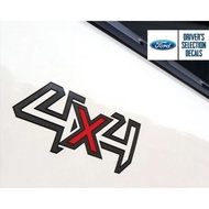 Ford Ranger 4x4 sticker, 4x4 Ford Ranger sticker