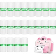 20 Roll Mini Thermal Printer Sticker Paper 57x25mm Self Adhesive Printable Paper for Kids Instant Ca