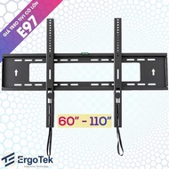 ErgoTek E97 Wall Mount TV Mount 65 - 75 - 85 - 110 Inch - Ultra Thin Fixed TV Mount Frame 3.5cm