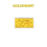 Goldheart 999 Gold 0.5G Inspiration Gold Bar