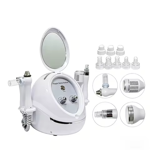 New 2/4 in 1 Aqua Peeling H2O2 Facial Machine Hydra Water Dermabrasion Skin Scrubber Peel Oxygen Jet
