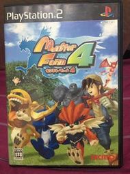 自有收藏 日本版 PS2主機專用遊戲光碟 MONSTER FARM 4 怪獸農場4