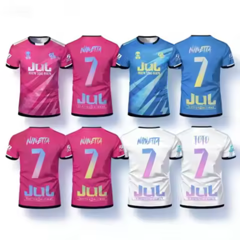 Jul Toto Ninetta 2026 Rien 100 Rien Soccer Jersey Summer Outdoor Breathable Training T-shirt Unisex 