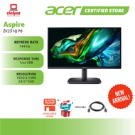 ACER EK251Q P6BMIX E FHD 144Hz FLAT MONITOR Speaker HDMI VGA 3 Yrs W