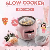 Emily Slow Cooker 1liter Esc-34003 / Baby Porridge Cooking Tool
